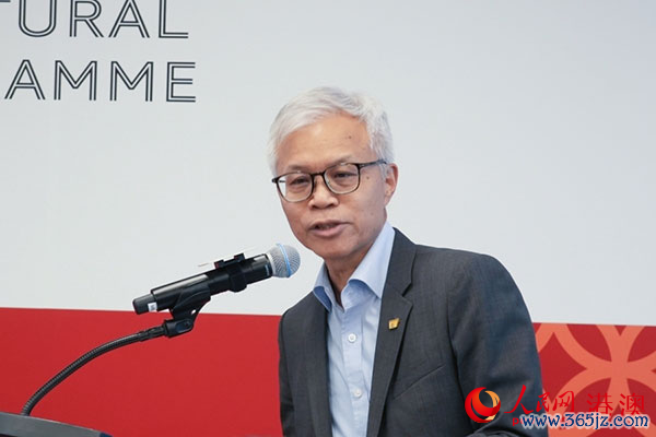 香港故宫文化博物馆馆长吴志华致辞。人民网